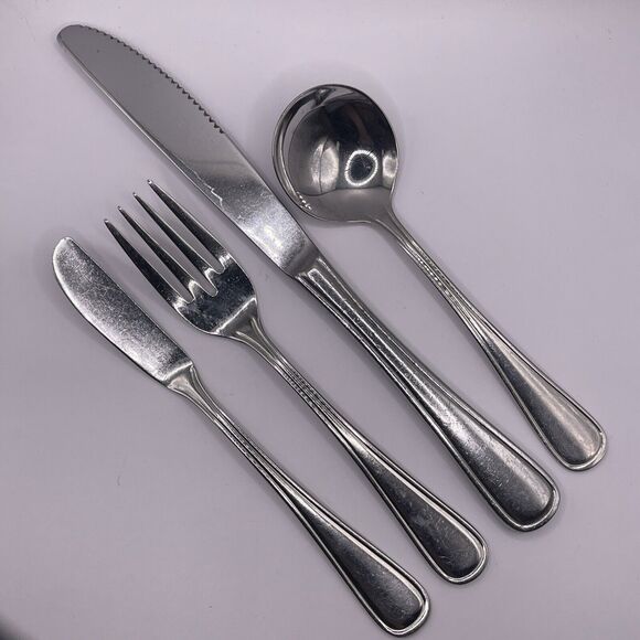 Oneida NEW RIM Stainless 18/10 Glossy Outline Flatware Replacement 3 PIECE READ - Picture 1 of 8